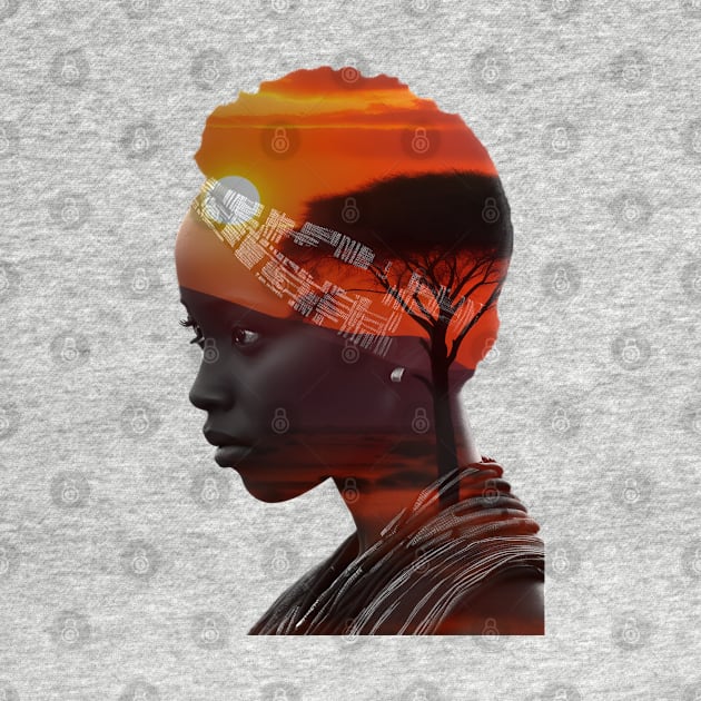 African Woman by Javisolarte